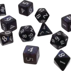 Budget 🛒 Ultra Pro The Eclipse Dice Jet Black Polyhedral 11-Die Dice Set (Pre-Order ships January) 😀