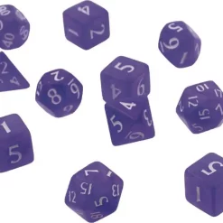 Deals ⌛ Ultra Pro The Eclipse Dice Royal Purple Polyhedral 11-Die Dice Set (Pre-Order ships January) 🔔
