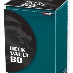 Deals 😍 Card Supplies Deck Vault LX - 80 Teal Standard Deck Box 😉
