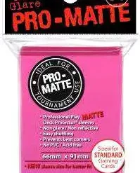 Best deal ✨ Ultra Pro Card Supplies Non-Glare Pro-Matte Bright Pink Standard Card Sleeves [50 Count] 👏