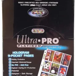 Flash Sale 🥰 Ultra Pro Card Supplies Platinum Series 9-Pocket Pages [100 Count] 🎉