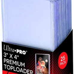 Flash Sale ❤️ Ultra Pro Card Supplies 3" X 4" PREMIUM Toploader [25 Count, Holds 35pt Cards] ✔️