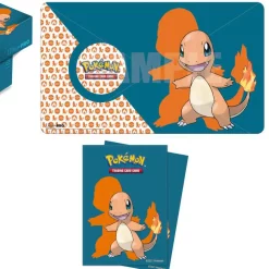 Promo ✨ Ultra Pro Pokemon Trading Card Game Charmander Combo [65 Count Sleeves, Deck Box & Playmat] (Pre-Order ships January) 🌟