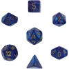 Cheap ✔️ Chessex Lustrous Purple with Gold Numbers Polyhedral 7-Die Dice Set ⌛