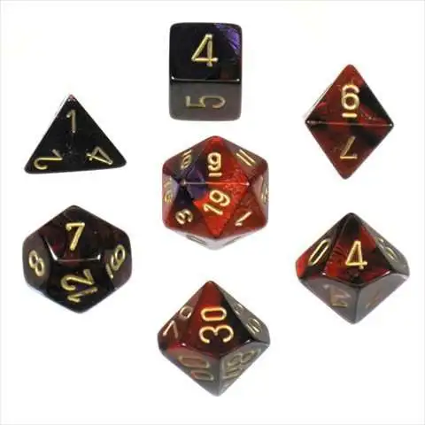 Hot Sale ๐งจ Chessex Gemini Purple & Red Dice with Gold Numbers Polyhedral 7-Die Dice Set โ 1 Hot Sale ๐งจ Chessex Gemini Purple & Red Dice with Gold Numbers Polyhedral 7-Die Dice Set โ
