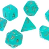 Top 10 ✨ Chessex Borealis Teal / Gold Luminary Polyhedral 7-Die Dice Set #27585 😉