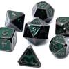 Outlet ✔️ Mythica Sinister Emerald Metal Polyhedral 7-Die Dice Set 🎁
