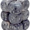 Top 10 🤩 Chessex 6-Sided d6 Borealis Luminary 16mm Dice Pack #27778 [Light Smoke / Silver] ❤️