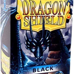 Buy 😉 Card Supplies Dragon Shield Black Standard Card Sleeves [100 Count] ✨