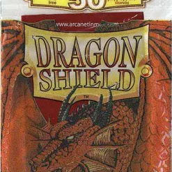 Outlet 😉 Card Supplies Dragon Shield Red Standard Card Sleeves [50 Count] ⭐