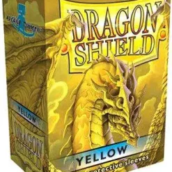 Buy 👍 Card Supplies Dragon Shield Yellow Standard Card Sleeves [100 Count] ❤️