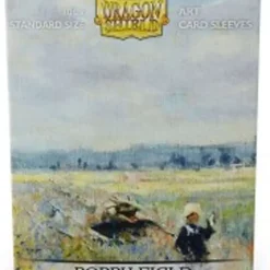 Best Sale 🌟 Card Supplies Dragon Shield Art Poppy Field Standard Card Sleeves [100 Count] ✔️