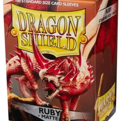 Top 10 🌟 Card Supplies Dragon Shield Matte Ruby Standard Card Sleeves [100 Count] 🔥
