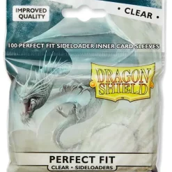 Best Sale ✔️ Card Supplies Dragon Shield Perfect Fit Clear Standard Card Sleeves [100 Count] 🎁