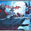 Budget 🎉 Gamermats Trading Card Game Card Supplies Vampires / Werewolf Exclusive Double Sided Playmat [PAX Unplugged 2021 Philadelphia] ⭐