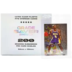 New ⌛ Grade Saver Pro Grading Submission Pro Card Shields Card Holders [200 Count, 84mm x 124mm] ✔️ -KIRO Card Game Supplies Shop gradesaverpro200submissionshield inset4