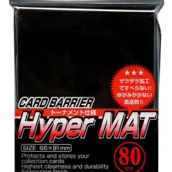 Budget 😍 Card Barrier Hyper MAT Black Standard Card Sleeves [80 Count] 🎉