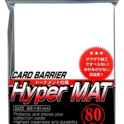 Best deal ❤️ Card Barrier Hyper MAT White Standard Card Sleeves [80 Count] ⭐