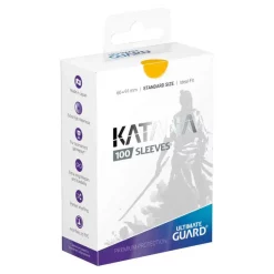 Deals 🎉 Ultimate Guard Katana Yellow Standard Size Card Sleeves [100 Count] 🤩