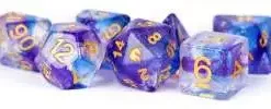 Brand new 🔔 Unicorn Dice Midnight Fantasy Polyhedral 7-Die Dice Set ❤️