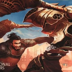 Best reviews of 🔥 MtG Card Supplies Brass Jaw Playmat [SCG Invitational Qualifier] 🌟