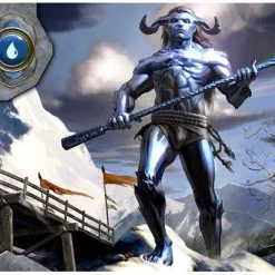 Discount 🎁 Ultra Pro MtG Card Supplies Blue Mana Frost Titan Play Mat ✨