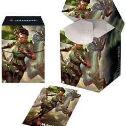 Cheapest ⭐ Ultra Pro MtG Trading Card Game Pro 100+ Ikoria Vivien, Monster's Advocate Deck Box 😀