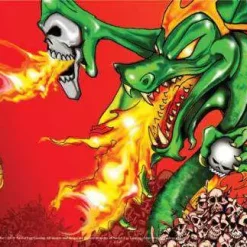 Buy 🧨 Card Supplies Dragon Skull Mountain Play Mat 🛒