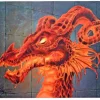 Coupon ❤️ MtG Card Supplies Inferno Ruby Mox Dragon Play Mat [Autographed by Daniel Frazier] ✔️