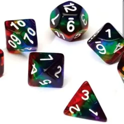 Deals 🥰 Sirius Dice Rainbow Polyhedral 7-Die Dice Set 😉