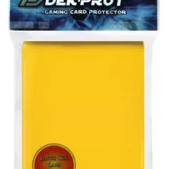 Cheap ✨ Card Supplies Gaming Card Protectors Sunflower Yellow Standard Card Sleeves [60 Count] ❤️
