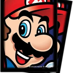 Cheapest ✨ Card Supplies Super Mario Mario Standard Deck Protector Card Sleeves [65 Count] 🥰