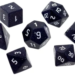 Best Sale ✨ Ultra Pro Gemstone Dice Blue Sandstone Polyhedral 7-Die Dice Set 🛒