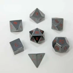 Top 10 ✔️ Ultra Pro Gemstone Dice Hematite Polyhedral 7-Die Dice Set 🌟 -KIRO Card Game Supplies Shop ulpgd85997 inset2