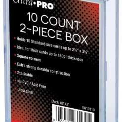 Best reviews of ✨ Ultra Pro Card Supplies 10 Count 2-Piece Storage Box ✨