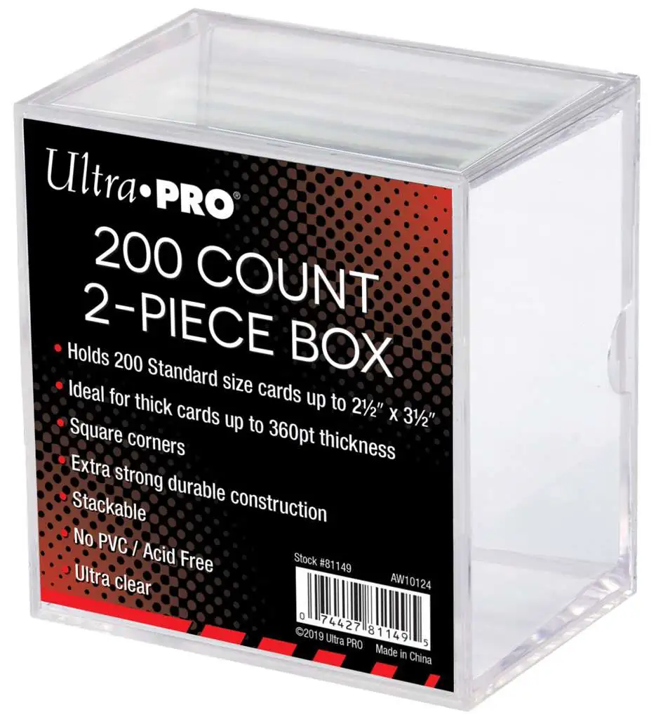 Buy ๐ฅฐ Ultra Pro Card Supplies 200 Count 2-Piece Storage Box ๐ฏ 1 Buy ๐ฅฐ Ultra Pro Card Supplies 200 Count 2-Piece Storage Box ๐ฏ