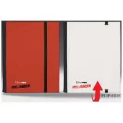 Buy 🔥 Ultra Pro Card Supplies Pro-Binder Red & White Flip 4-Pocket Binder 🔥