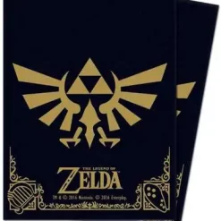 Hot Sale 🎉 Ultra Pro Card Supplies Legend of Zelda Hylian Crest Standard Card Sleeves [65 Count] ✨