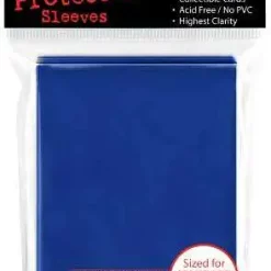 Outlet 🎁 Ultra Pro Card Supplies Deck Protector Blue Standard Card Sleeves [50 Count] 🧨