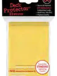 Discount ⌛ Ultra Pro Card Supplies Deck Protector Yellow Standard Card Sleeves [50 Count] 👏