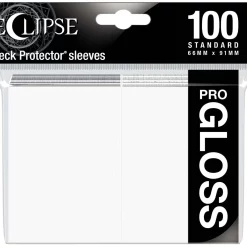 Top 10 😀 Ultra Pro Card Supplies Eclipse Pro-Gloss Arctic White Standard Card Sleeves [100 Count] ✨