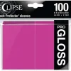 Top 10 ✔️ Ultra Pro Card Supplies Eclipse Pro-Gloss Pink Standard Card Sleeves [100 Count] 🛒