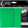 Budget ⌛ Ultra Pro Card Supplies Eclipse Pro-Matte Green Standard Card Sleeves [80 Count] ⌛