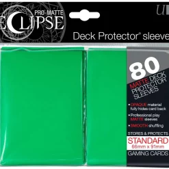 Budget ⌛ Ultra Pro Card Supplies Eclipse Pro-Matte Green Standard Card Sleeves [80 Count] ⌛
