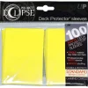 Buy 🤩 Ultra Pro Card Supplies Eclipse Pro-Matte Lemon Yellow Standard Card Sleeves [100 Count] 🥰