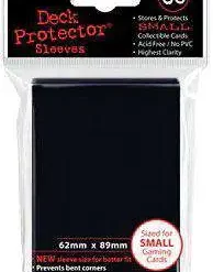 Discount ✨ Ultra Pro Card Supplies Deck Protector Black Small Card Sleeves [60 Count] 👍
