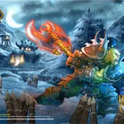New 🔔 World of Warcraft Card Supplies Heroes of Azaroth Play Mat ⭐